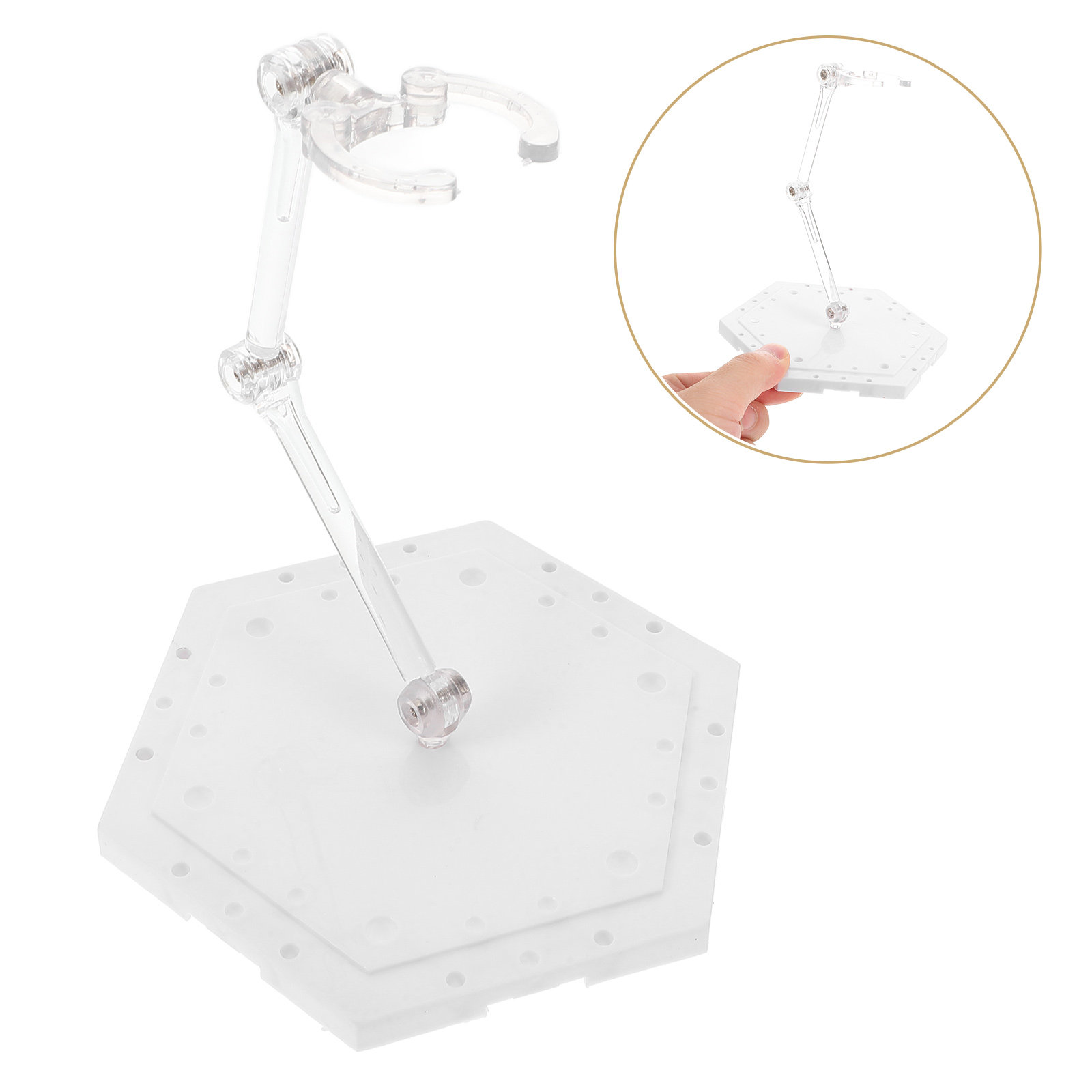 Action Figure Stand - Support réglable pour figurines, base stable