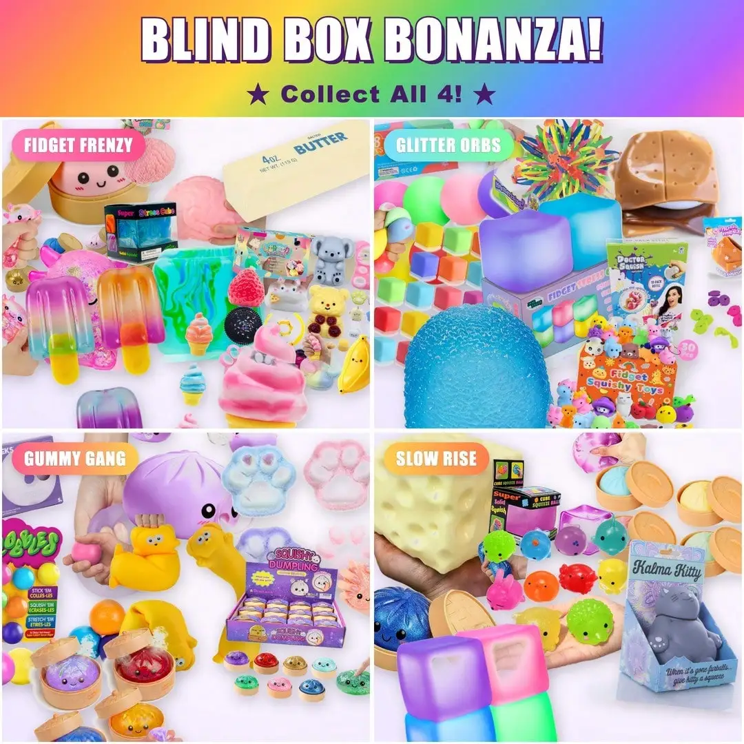 100 styles de jouets sensoriel - Mystery Box Blind Bag avis et prix