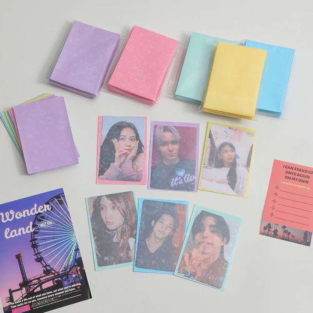 Cartes laser en forme de cœur, - Card Penny Sleeve avis et prix