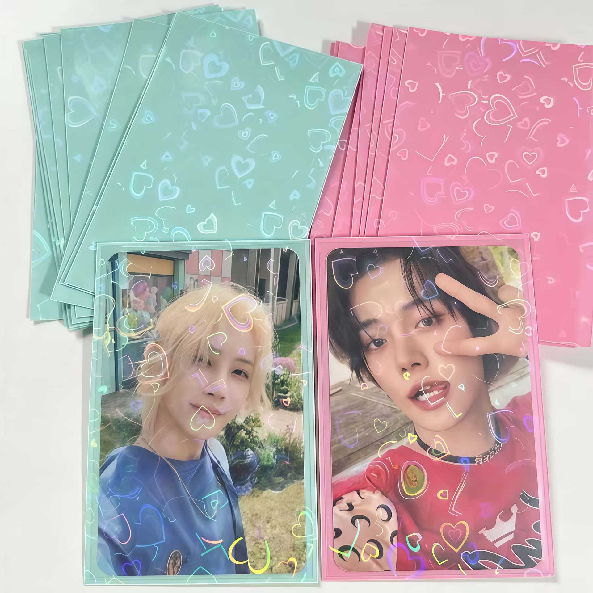 Cartes laser en forme de cœur, - Card Penny Sleeve avis et prix
